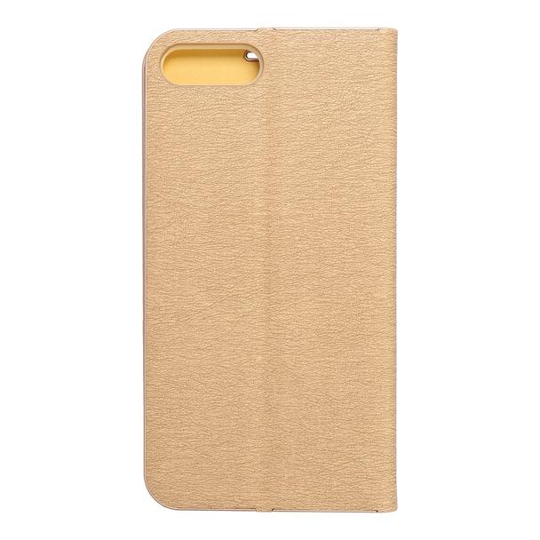 Etui z klapką na iPhone 7 PLUS / 8 PLUS Luna Book Gold złote