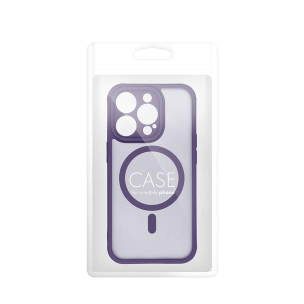 Futerał do iPhone 14 Full Matte Mag Cover zgodny z MagSafe fioletowy