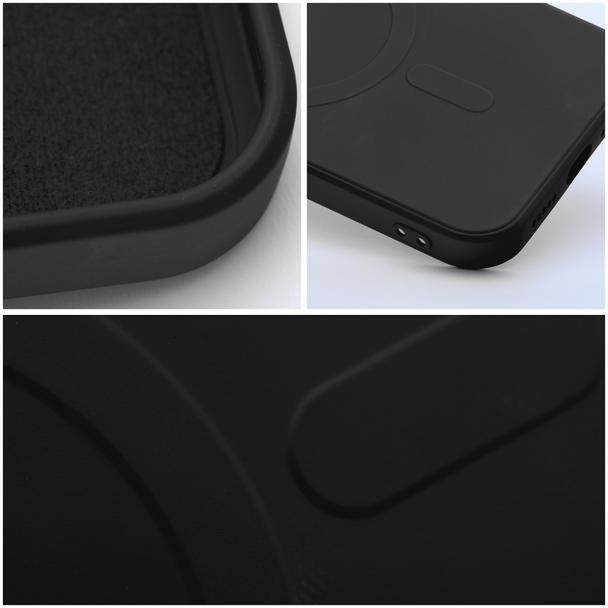 Etui na Samsung S26 FE Silicone Mag Cover zgodne z MagSafe (camera protection) czarne
