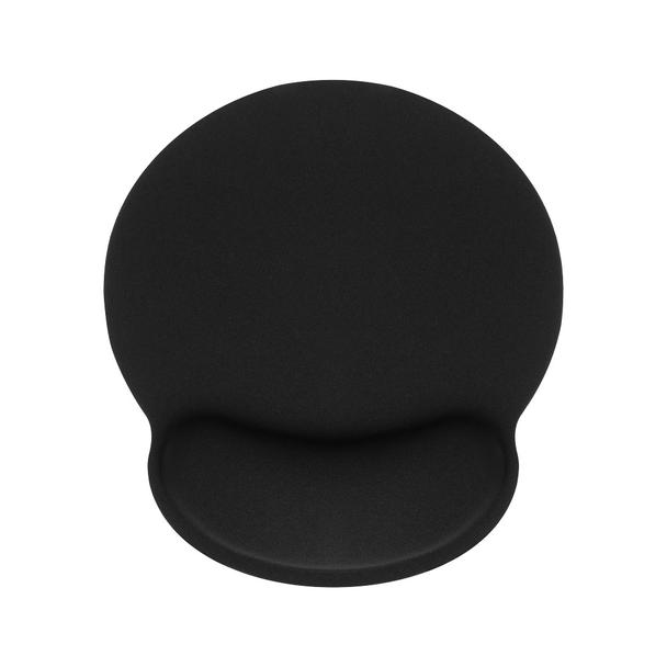 Podkładka pod mysz i nadgarstek ergonomiczna 250 x 230 x 25 mm czarna