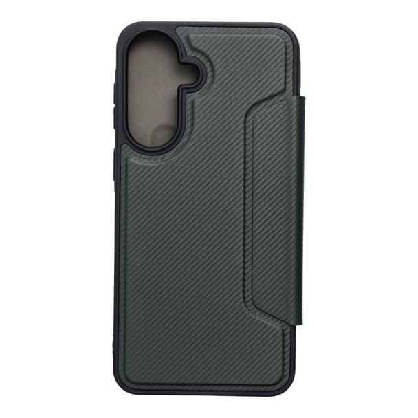 Etui z klapką na Samsung A37 5G Razor Book ciemnozielone
