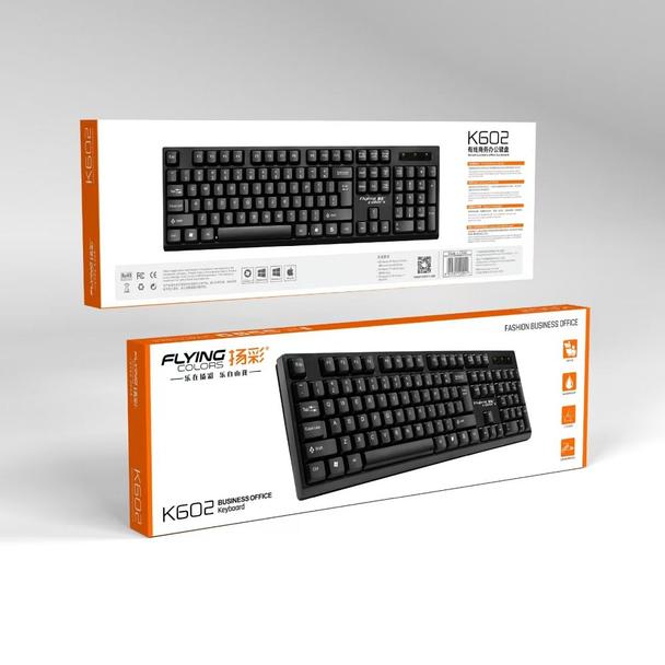 Klawiatura przewodowa USB A QWERTY K602