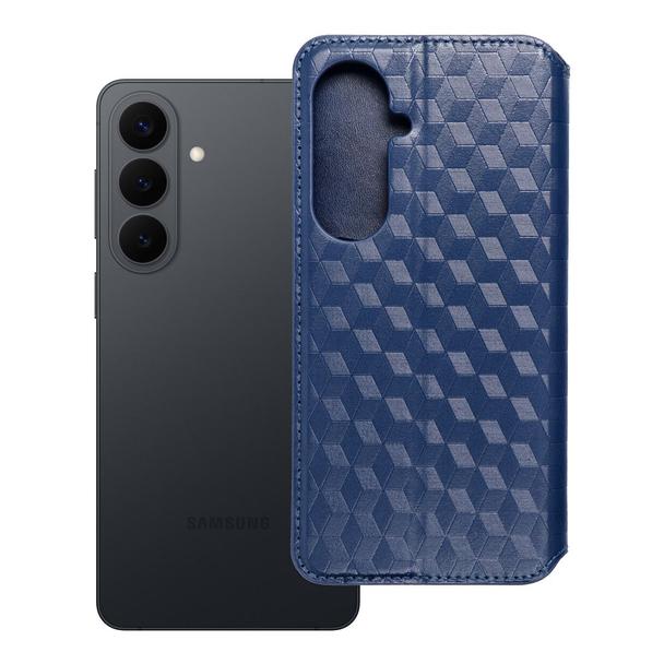 Etui z klapką na Samsung S26 PLUS Cubic Book niebieskie