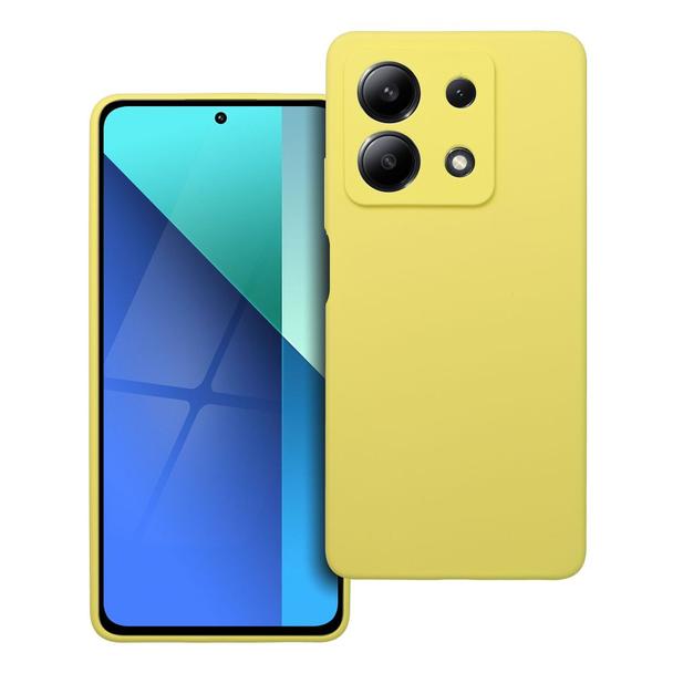 Futerał do Xiaomi Redmi Note 13 5G Silicone 2mm żółty