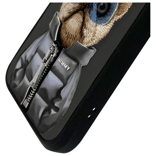 NIMMY futerał COOL&CUTE 2.0 Dog do IPHONE 15 Pro czarny