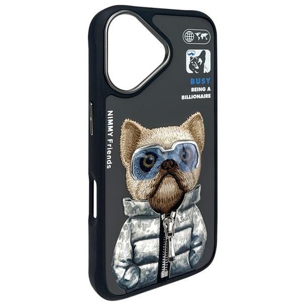 NIMMY futerał COOL&CUTE 2.0 Dog do IPHONE 16 czarny