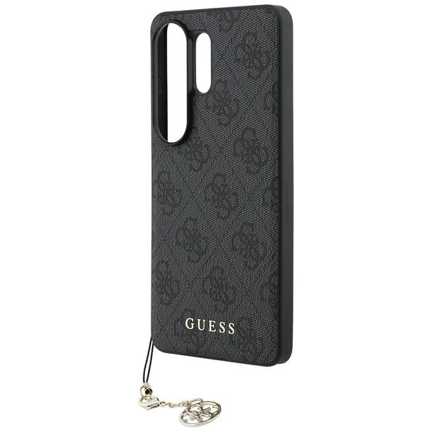 GUESS futerał do SAMSUNG S26 Ultra GUHMS26LGF4GGR (PU 4G Classic Logo with Charm) czarny