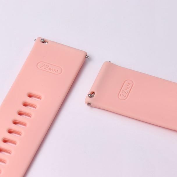 Pasek do zegarka 22 mm Titmo Strap S1 silicone różowy