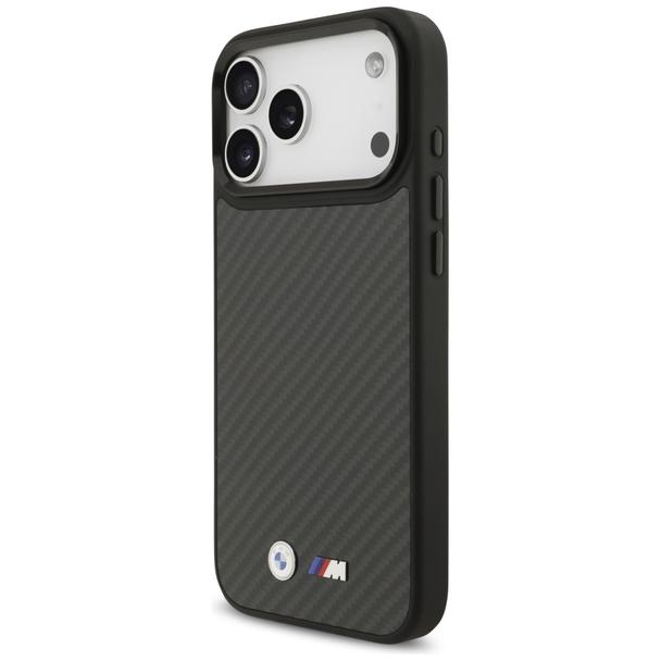 BMW futerał do IPHONE 17 Pro Max kompatybilny z MagSafe BMHMP17X24CFMMK (Kevlar Matt) black