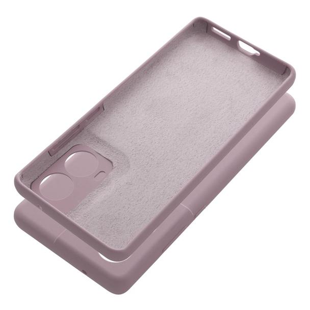 Futerał do Motorola G85 5G Silicone 2mm pudrowy róż