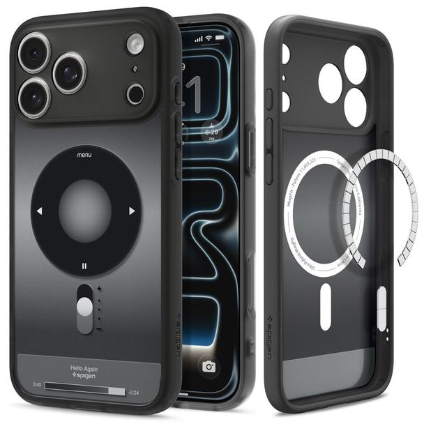 SPIGEN futerał ULTRA HYBRID kompatybliny z MagSafe do IPHONE 18 Pro / 17 Pro classic black