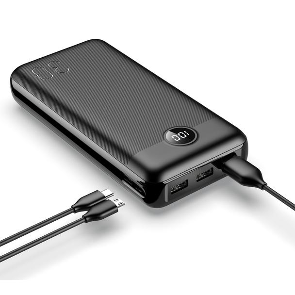 Powerbank Veger L30 (W3008PD) PD QC3.0 3A 20W 30000 mAh czarny 0INT