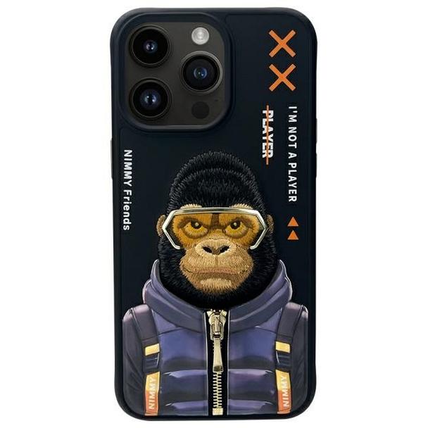 NIMMY futerał COOL&CUTE 2.0 Monkey do IPHONE 15 Pro czarny