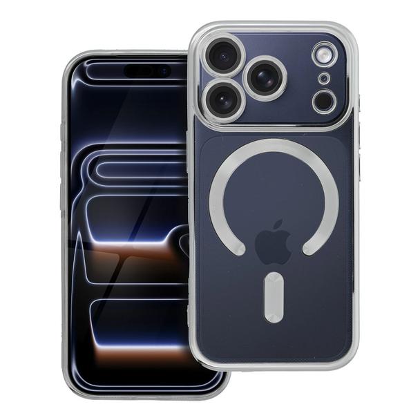 Futerał do iPhone 17 PRO Electro Mag Cover zgodny z MagSafe srebrny