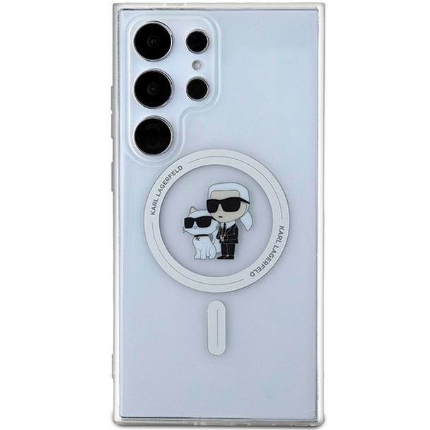 KARL LAGERFELD futerał do SAMSUNG S24 Ultra KLHMS24LHGKCNOT (MAGSAFE IML KC) transparentny