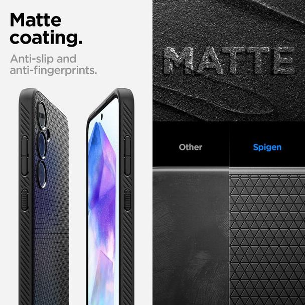 SPIGEN futerał LIQUID AIR do SAMSUNG A55 5G matte black