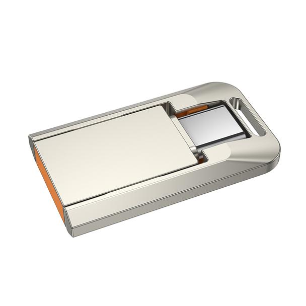 Pendrive 16GB USB 3.0 (USB C) Hoco UD17 nikiel