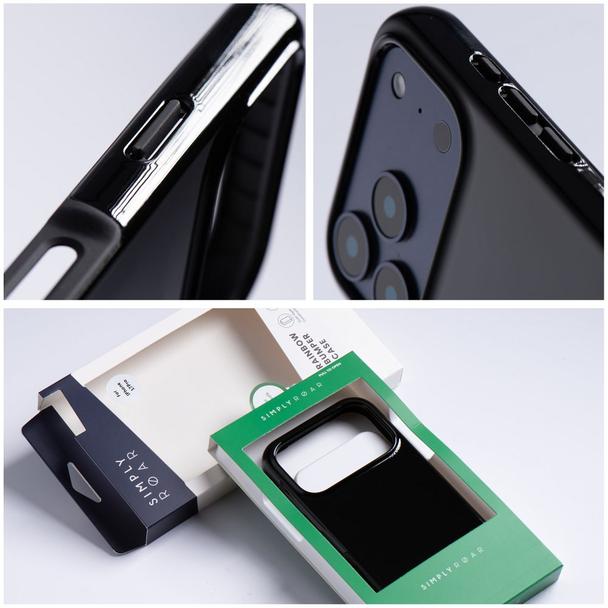 ROAR futerał RAINBOW BUMPER kompatybilny z MagSafe do IPHONE 16 czarny