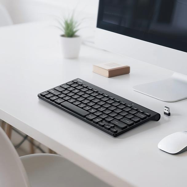 Klawiatura bezprzewodowa 2.4G QWERTY Hoco GM70 czarna