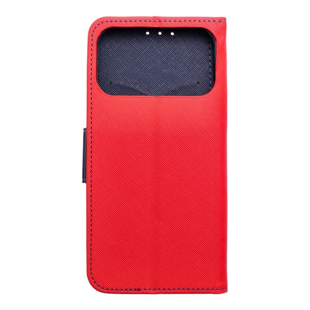 Etui z klapką na iPhone 17 PRO MAX Fancy Book czerwono-granatowe