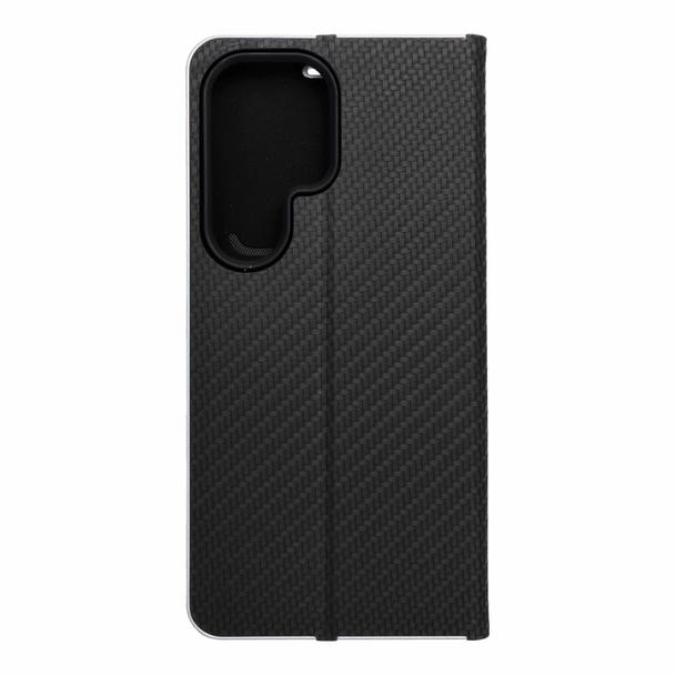 Etui z klapką na Samsung S25 ULTRA Luna Book Carbon czarne