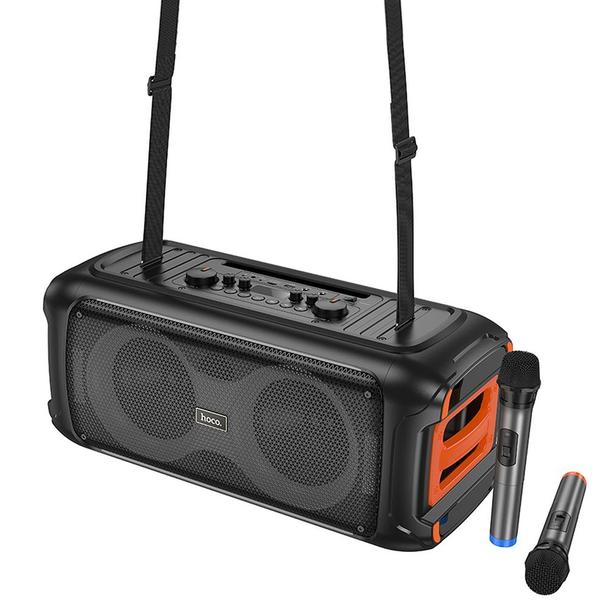 Zestaw do karaoke bluetooth 60W 8h Hoco HA9 czarny