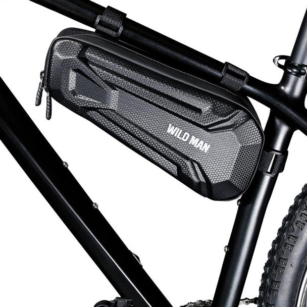 WILDMAN sakwa rowerowa pod ramę na zamek 1,8L XT9 czarna