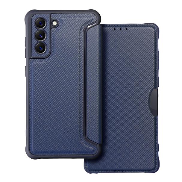 Etui z klapką na Samsung S21 FE Razor Book niebieskie