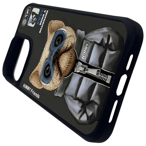 NIMMY futerał COOL&CUTE 2.0 Dog do IPHONE 15 Pro czarny