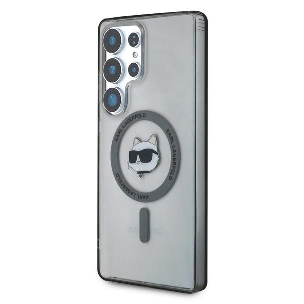 KARL LAGERFELD futerał do SAMSUNG S25 Ultra KLHMS25LHLSCHK (Magnetic IML Metal Choupette Head) czarny