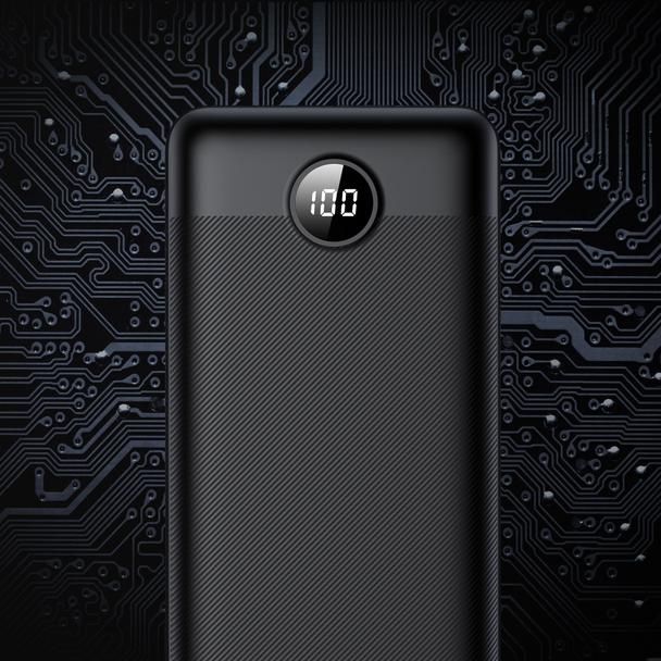 Powerbank Veger L30 (W3008PD) PD QC3.0 3A 20W 30000 mAh czarny 0INT
