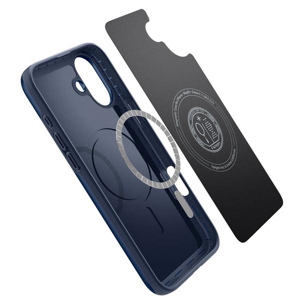SPIGEN futerał THIN FIT MAG kompatybilny z MagSafe do IPHONE 16 navy blue