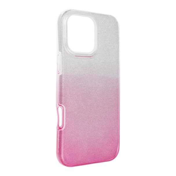 Futerał do iPhone 16 PRO MAX Shining transparentny różowy