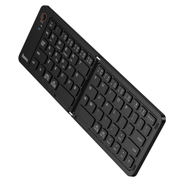 Klawiatura bezprzewodowa składana QWERTY Hoco GM71 czarna