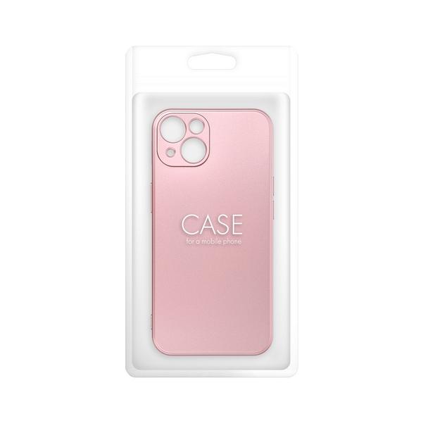 Futerał do iPhone 13 Metallic różowy