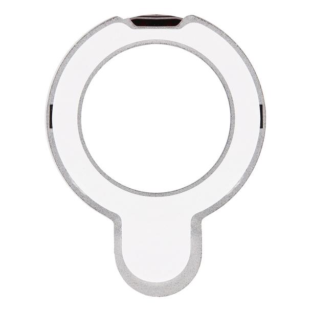Stojak na telefon CIRCLE - naklejany - srebrny