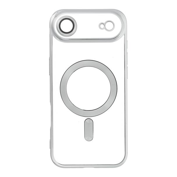 Futerał do iPhone 17 AIR Electro Mag Cover zgodny z MagSafe srebrny