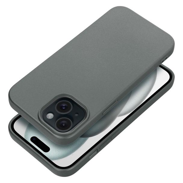 Futerał do iPhone 15 Metallic szary