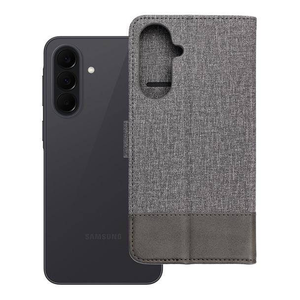 Etui z klapką na Samsung A37 5G Gomma Book szare
