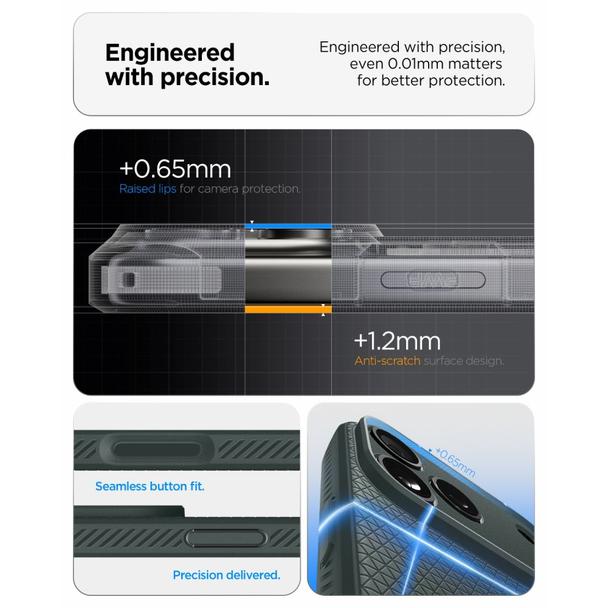 SPIGEN futerał LIQUID AIR do IPHONE 18 Pro Max / 17 Pro Max abyss green