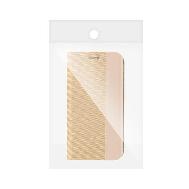 Etui z klapką na Xiaomi Redmi NOTE 14 5G Sensitive Book złote
