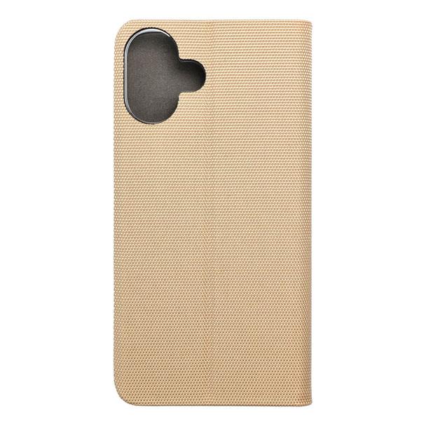 Etui z klapką na iPhone 16 PLUS Sensitive Book złote