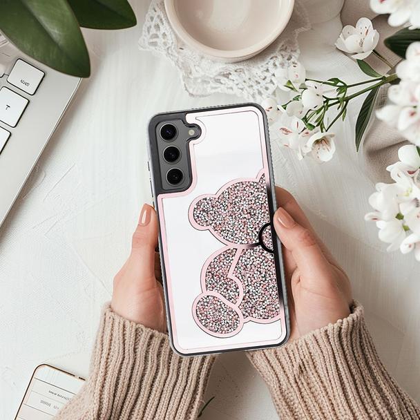 Etui na Samsung A07 / A08 Teddy Bear różowe