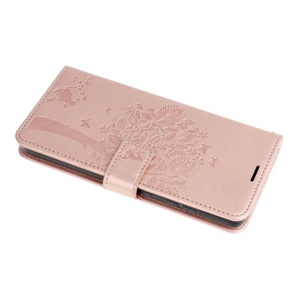 Etui z klapką na Xiaomi Redmi NOTE 10 PRO Mezzo Book drzewo złoto-różowe