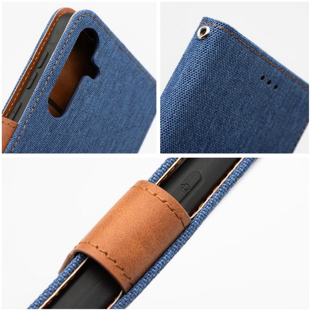 Etui z klapką na Samsung A27 Jeans Book niebieskie