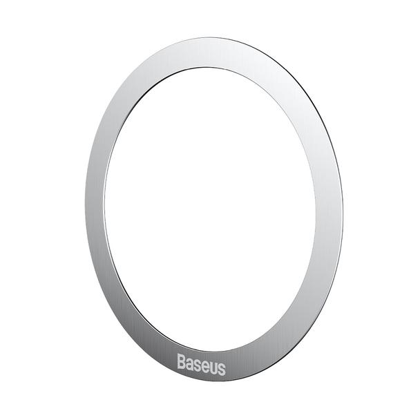 BASEUS blaszki uniwersalne kompatybilne z MagSafe PCCH000012 2 sztuki srebrne