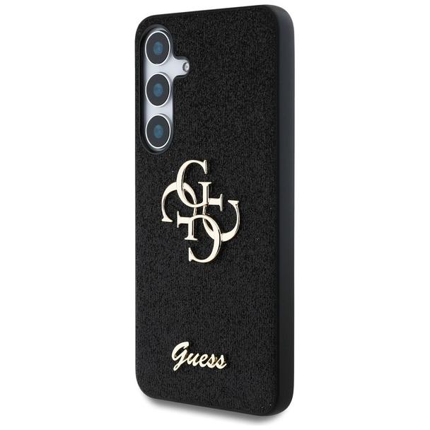 GUESS futerał do SAMSUNG S25 GUHCS25SHG4SGK (Fixed Glitter Big 4G) czarny