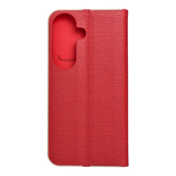 Etui z klapką na Samsung S26 Luna Book Gold czerwone