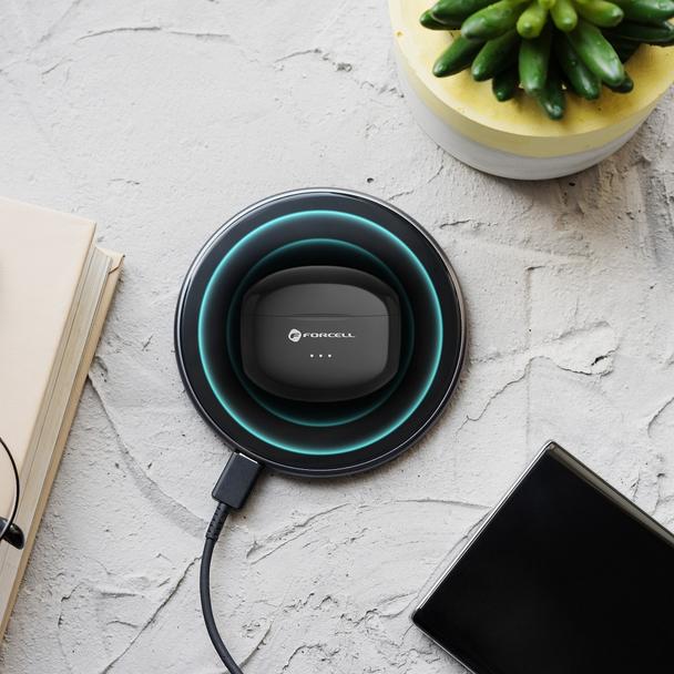 Słuchawki bezprzewodowe douszne Forcell F-Audio Clear Sound TWS czarne