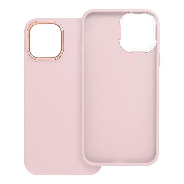 Futerał do iPhone 12 / 12 PRO Frame pudrowy róż